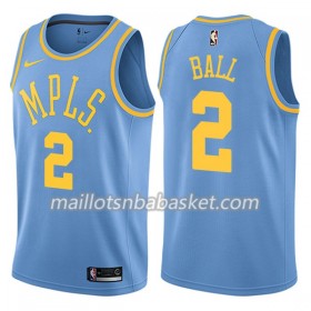 Maillot Homme Los Angeles Lakers Lonzo Ball 2 Nike Hardwood Classics Swingman